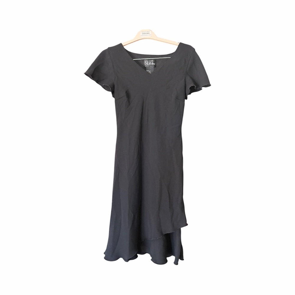 Vintage Midi‎ Black Dress
